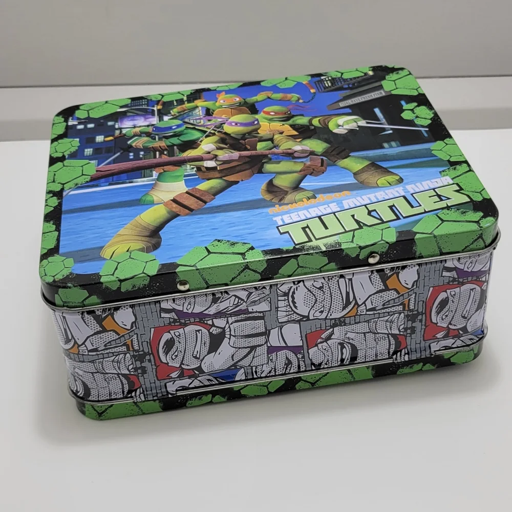 Teenage Mutant Ninja Turtles TMNT tin Metal Lunch Box